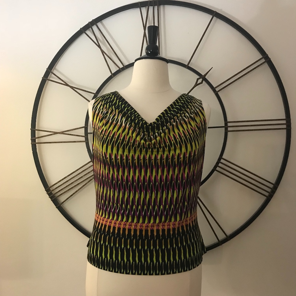 Calvin Klein MultiColor Sleeveless Top Size XL